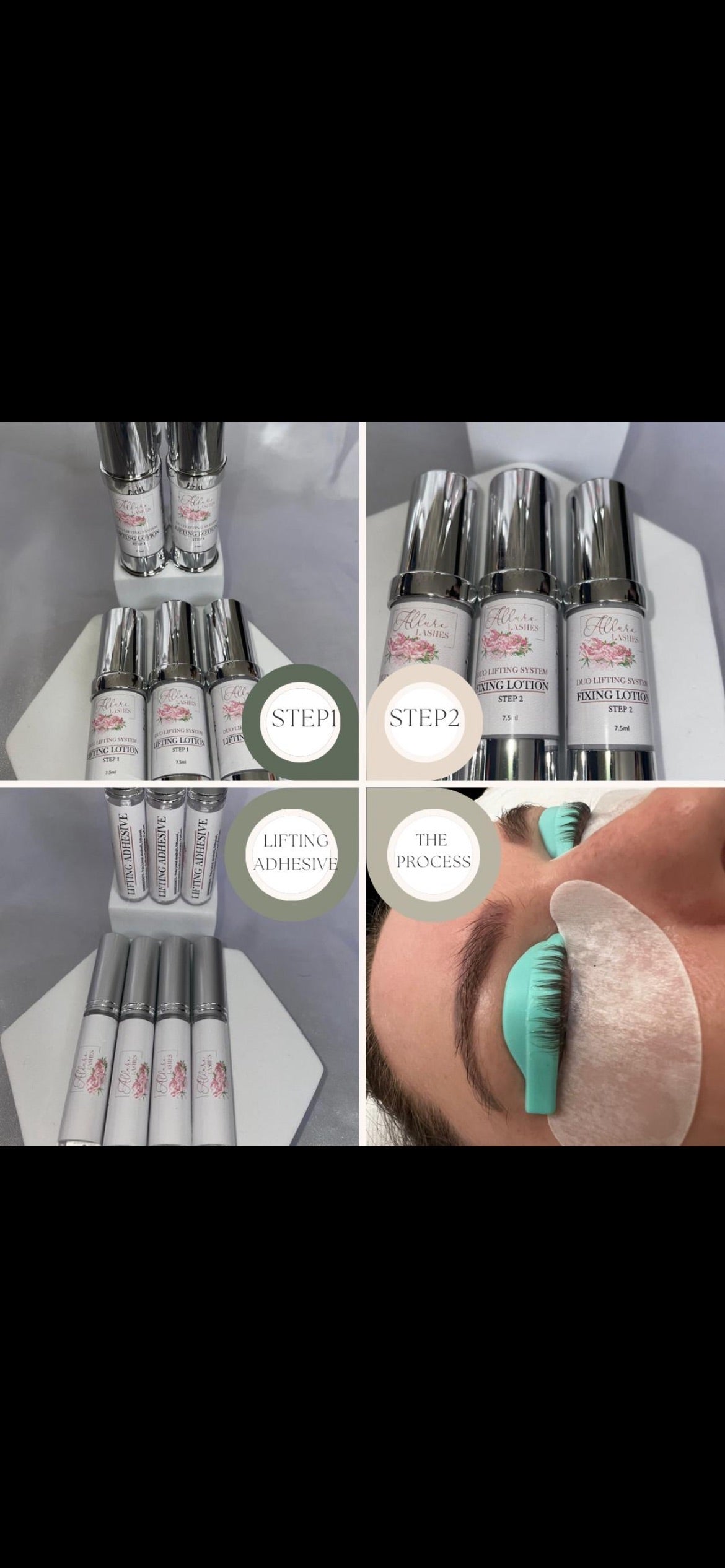 Lash & brow lifting products