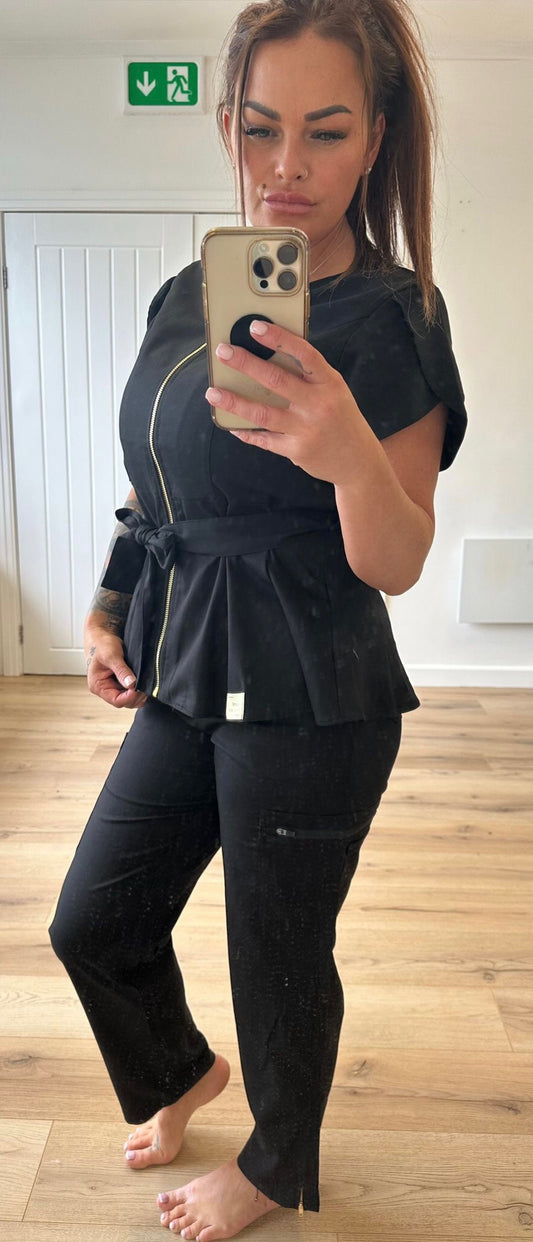 Peplum Style Scrubs